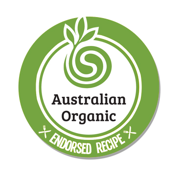 Australian Organic Recipe Creation Endorsed Badge NEW